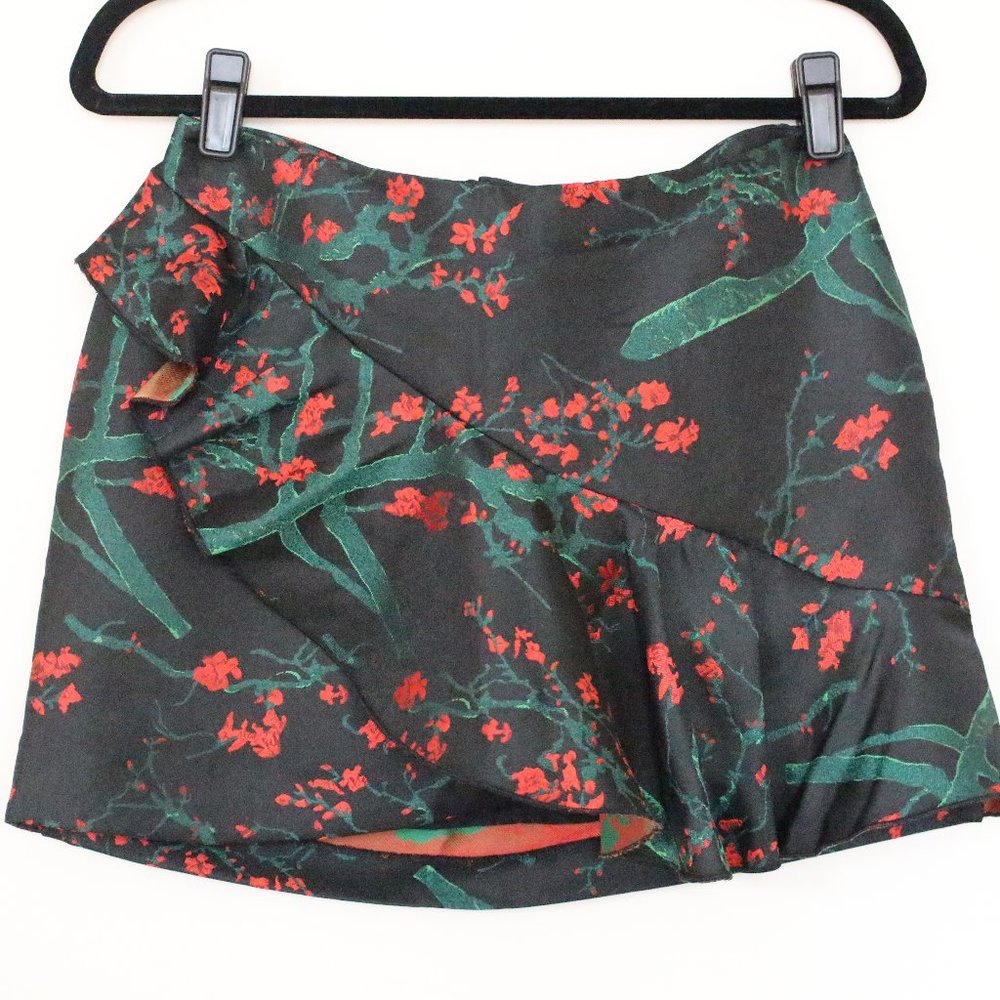 Unworn Vero Moda Floral Ruffle Mini Skirt